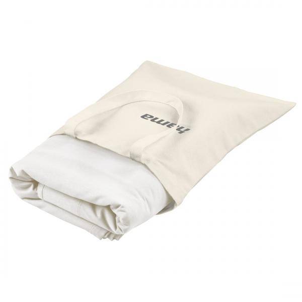 hama 00021156 Fotostudio-Hintergrund, Stoff, 2,95 x 6 m, Weiß