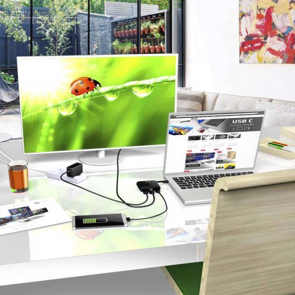 Club3D Adapter USB 3.0 Typ C > VGA/USB3/USB-C