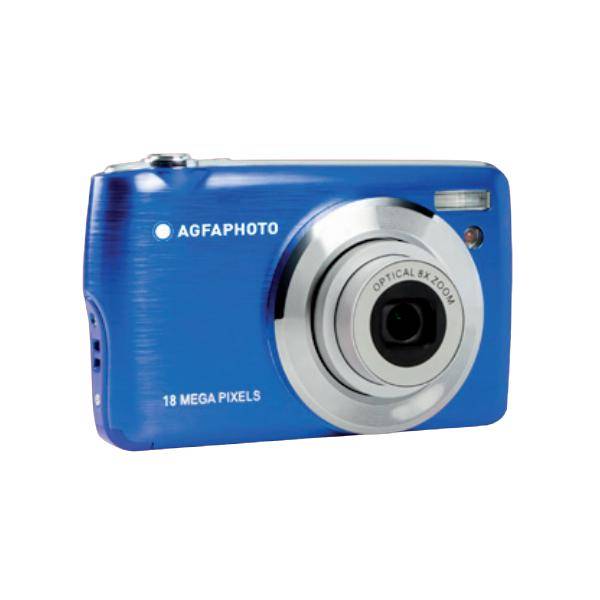 AgfaPhoto Realishot DC8200 - 21 MP Digitalkamera Blau, CMOS Sensor, 8X Optischer Zoom, Full HD Videoaufnahme