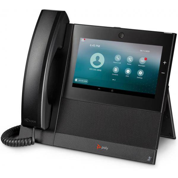HP - Poly CCX 700 OpenSIP - VoIP-Telefon - mit Digitalkamera mit Rufnummernanzeige/Anklopffunktion