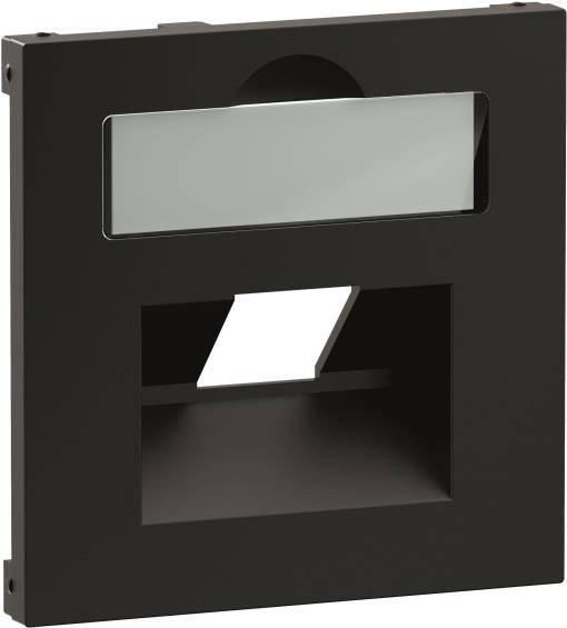 Legrand SEANO Abdeckung 1x RJ45 f 765358Datendosen Fremdfabrikate sw