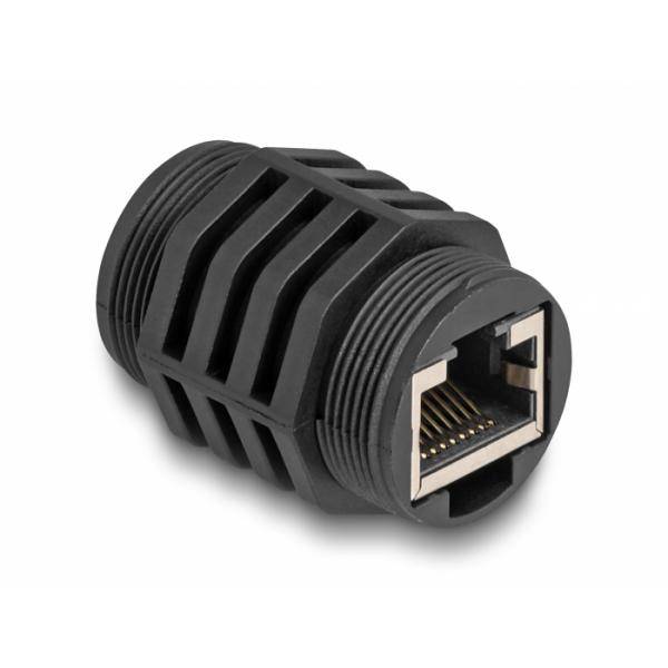 Delock RJ45 Cat.6A Einbaumodul IP67 staub- und wasserdicht