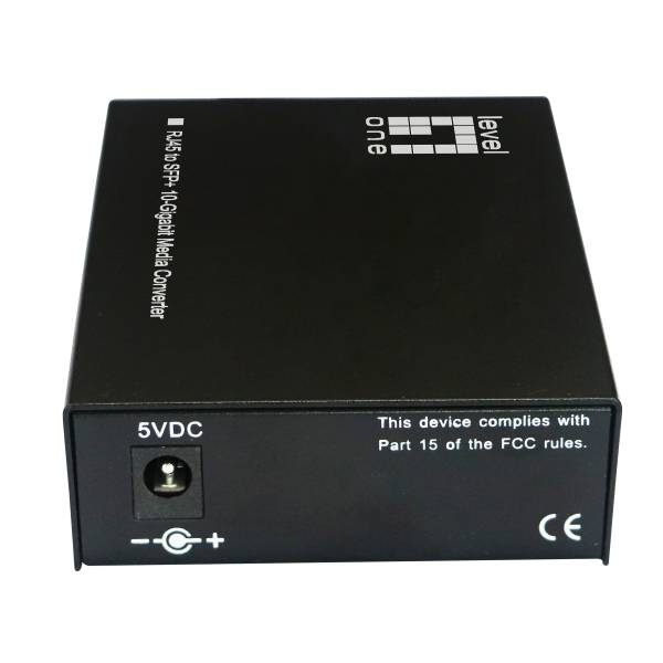 LevelOne 10-Gigabit RJ45 zu SFP+ Mediakonverter, 10000 Mbit/s, 10GBase-T, IEEE 802.3ab, IEEE