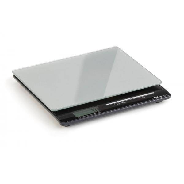 Maul MAULsquare 5000 g Briefwaage Wägebereich (max.) 5 kg Ablesbarkeit 1 g batteriebetrieben Silber