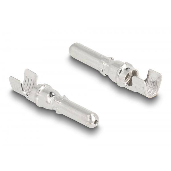 Delock DL4 Solar Stiftkontakte zum Crimpen für Stecker und Buchsen, 20 Stück
