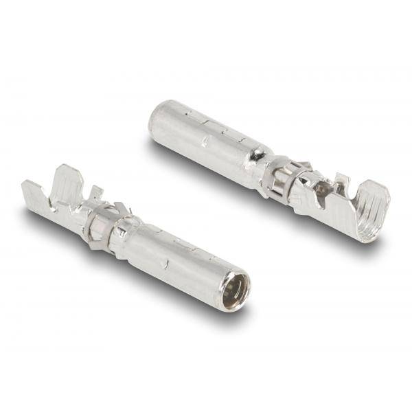 Delock DL4 Solar Stiftkontakte zum Crimpen für Stecker und Buchsen, 20 Stück