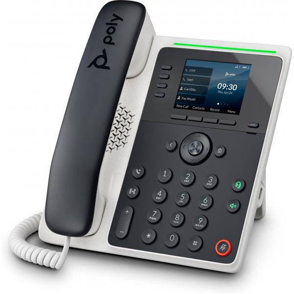 HP - Poly Edge E220 - VoIP-Telefon mit Rufnummernanzeige/Anklopffunktion