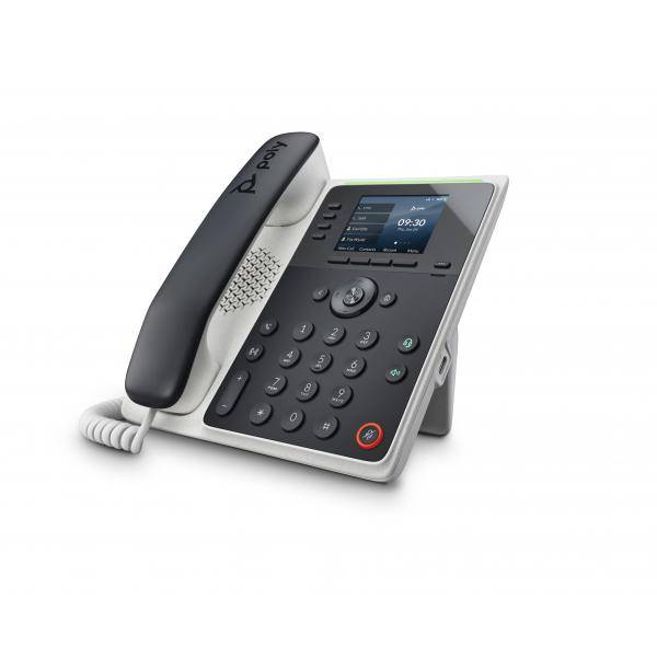 HP - Poly Edge E220 - VoIP-Telefon mit Rufnummernanzeige/Anklopffunktion
