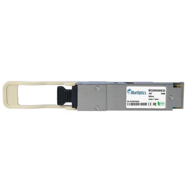 BlueOptics Nokia 474899A BlueOptics BO25K859S3D QSFP Transceiver, 40GBASE-ESR4, Multimode Fiber, 4x850nm, 300 Meter