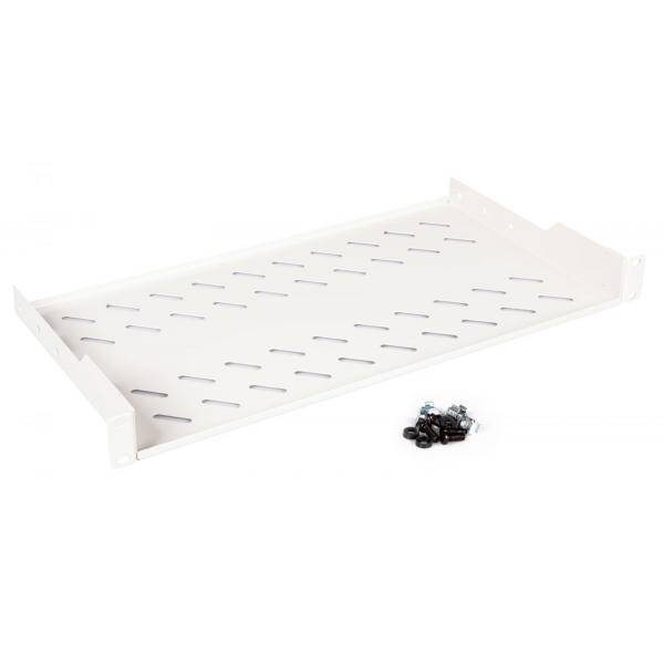 Rack - Regal - 400 mm - Hellgrau - 1U - 48.3 cm (19")