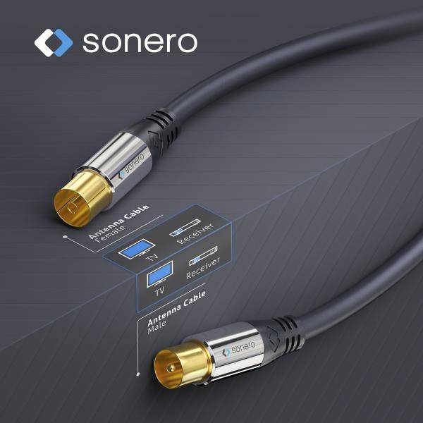 PureLink Sonero Antennen-Kabel S-AC000-020Premium Koax-Stecker auf - Kabel -