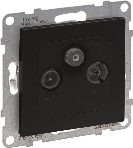 LEGRAND 765468 SEANO Durchgangsdose TV-R-SAT, HD-TV, An