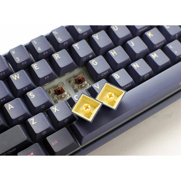 Ducky One 3 Cosmic Blue SF Gaming Tastatur RGB LED - MX-Silent-Red