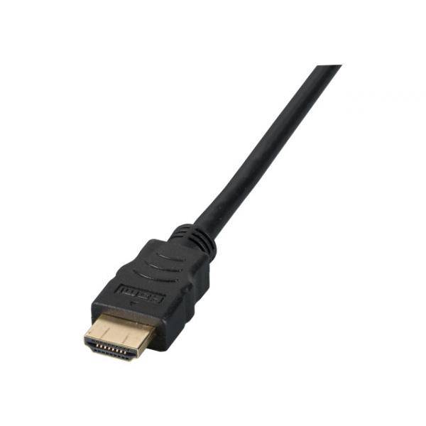 IP67 Einbaubuchse, M25, HDMI, Bu-St, A-A, 1,0m Kupferverkabelung + IP68 Steckverbinder