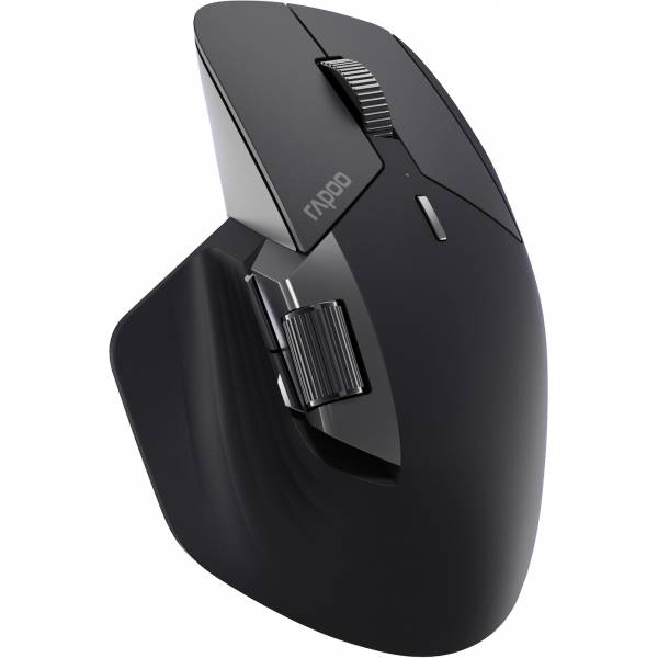 RAPOO - MT760L - rechts - Optisch - RF Wireless + Bluetooth - 3200 DPI - Schwarz - Grau