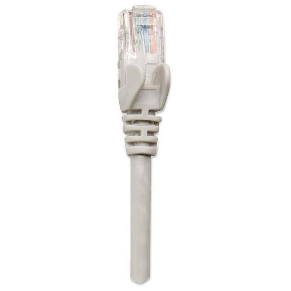 Intellinet 336758 RJ45 Netzwerkkabel, Patchkabel CAT 6 U/UTP 7.50 m Grau 1 St.
