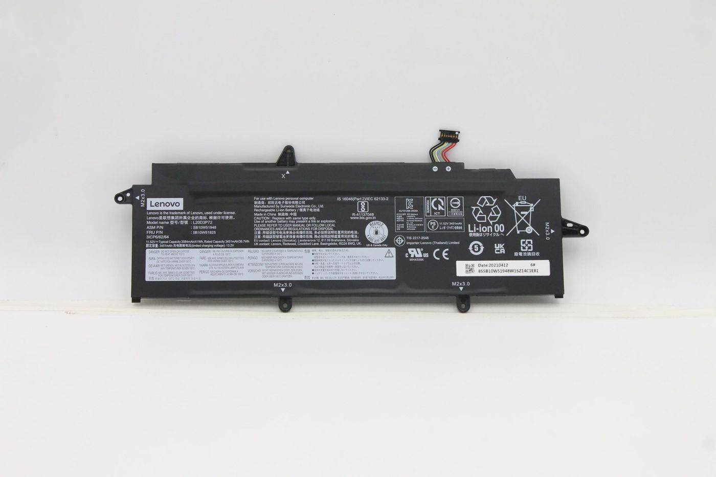 Lenovo 5B10W51825 Laptop-Ersatzteil Akku