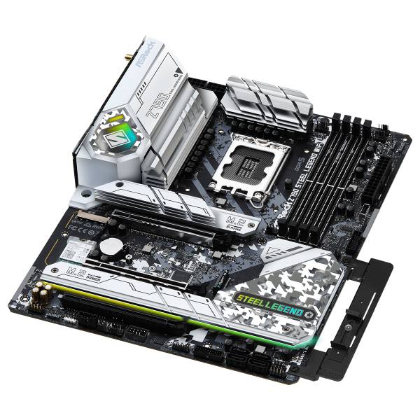 ASRock Z790 Steel Legend WiFi Mainboard Sockel (PC) Intel® LGA 1700 Formfaktor (Details) ATX Mainboard-Chipsatz Intel® Z790
