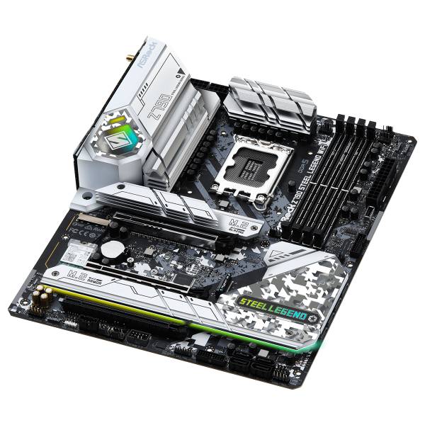 ASRock Z790 Steel Legend WiFi Mainboard Sockel (PC) Intel® LGA 1700 Formfaktor (Details) ATX Mainboard-Chipsatz Intel® Z790