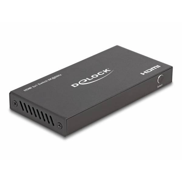 Delock HDMI Switch 3 x in zu 1 out 8K 60 Hz - Digital/Display/Video