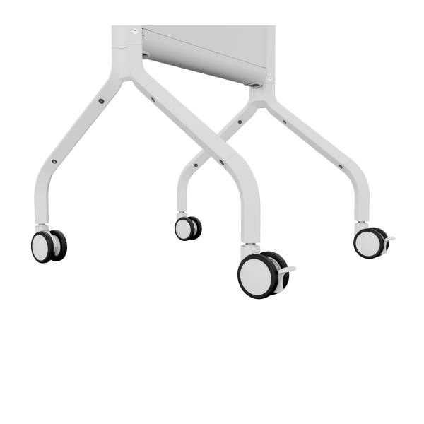 Chief Voyager Height Adjustable AV TV Cart - For LCD Displays 50-70" - White - W