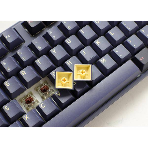 Ducky One 3 Cosmic Blue TKL Gaming Tastatur RGB LED - MX-Silent-Red