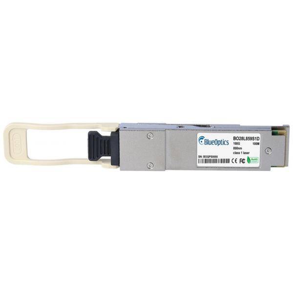 BlueOptics Niagara Networks N-QSFP28-SR4 BlueOptics BO28L859S1D QSFP28 Transceiver, 100GBASE-SR4,