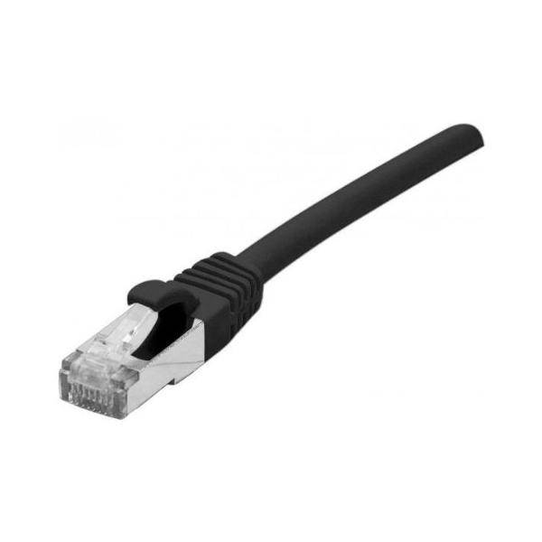 Patchkabel Cat. 6, F/UTP, halogenfrei, mit Rastnasenschutz, schwarz, 5,0 m