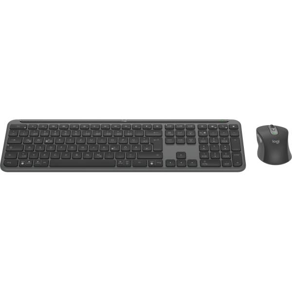 Logitech Signature Slim MK950 Set Kabellos Grafit