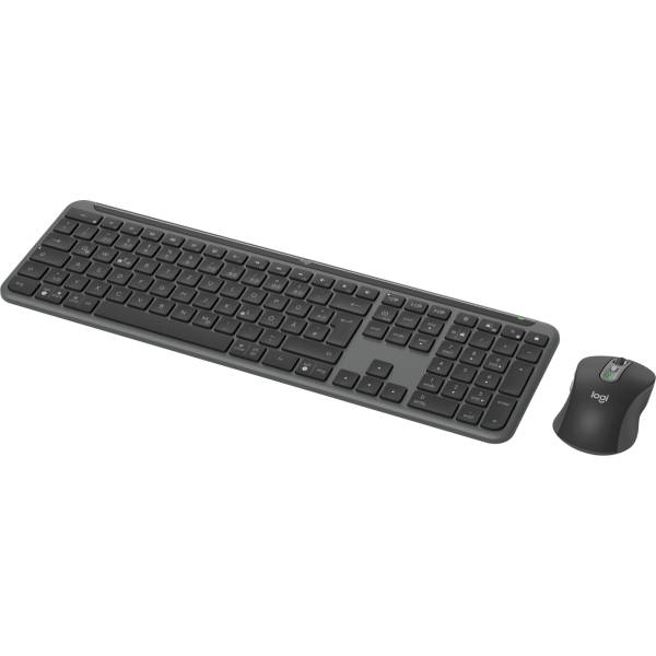 Logitech Signature Slim MK950 Set Kabellos Grafit