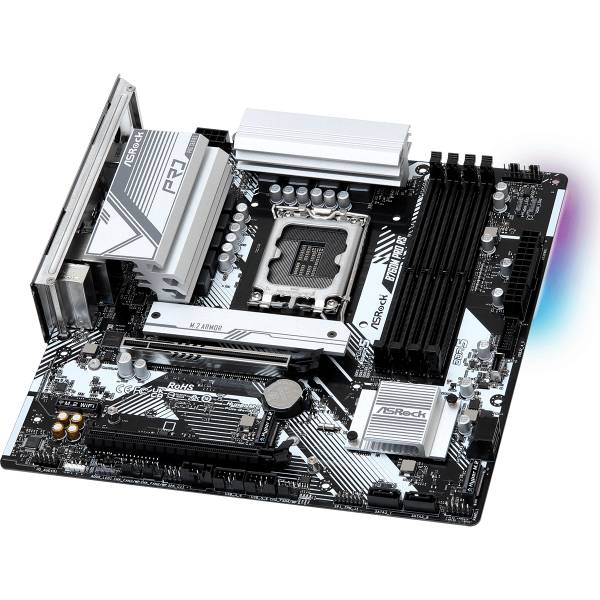 ASRock B760M Pro RS MainboardChipsatz: Intel® B760 / Prozessorsockel: Sockel