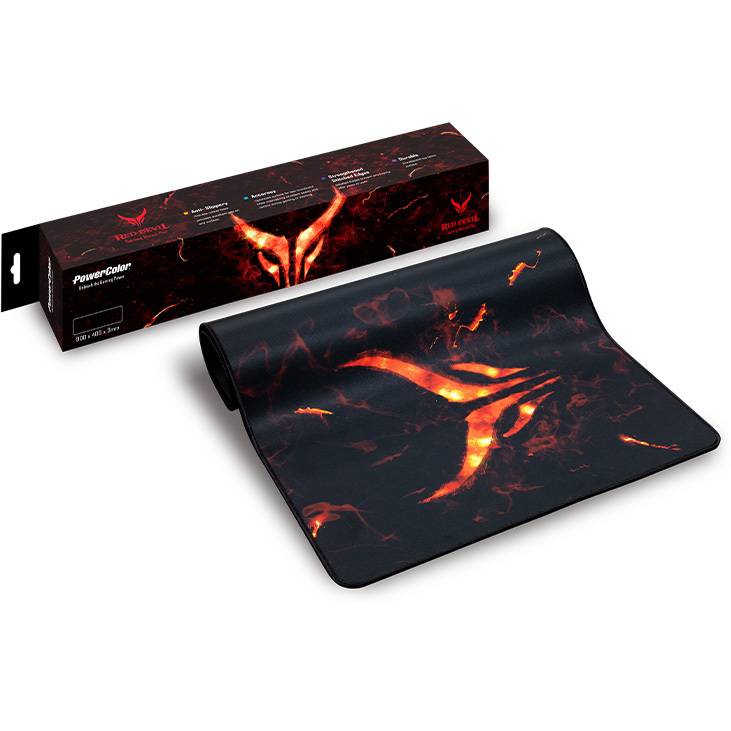 Powercolor Red Devil Gaming MausPad 900x400x3mm retail Eingabe / Ausgabe Maus-Pads