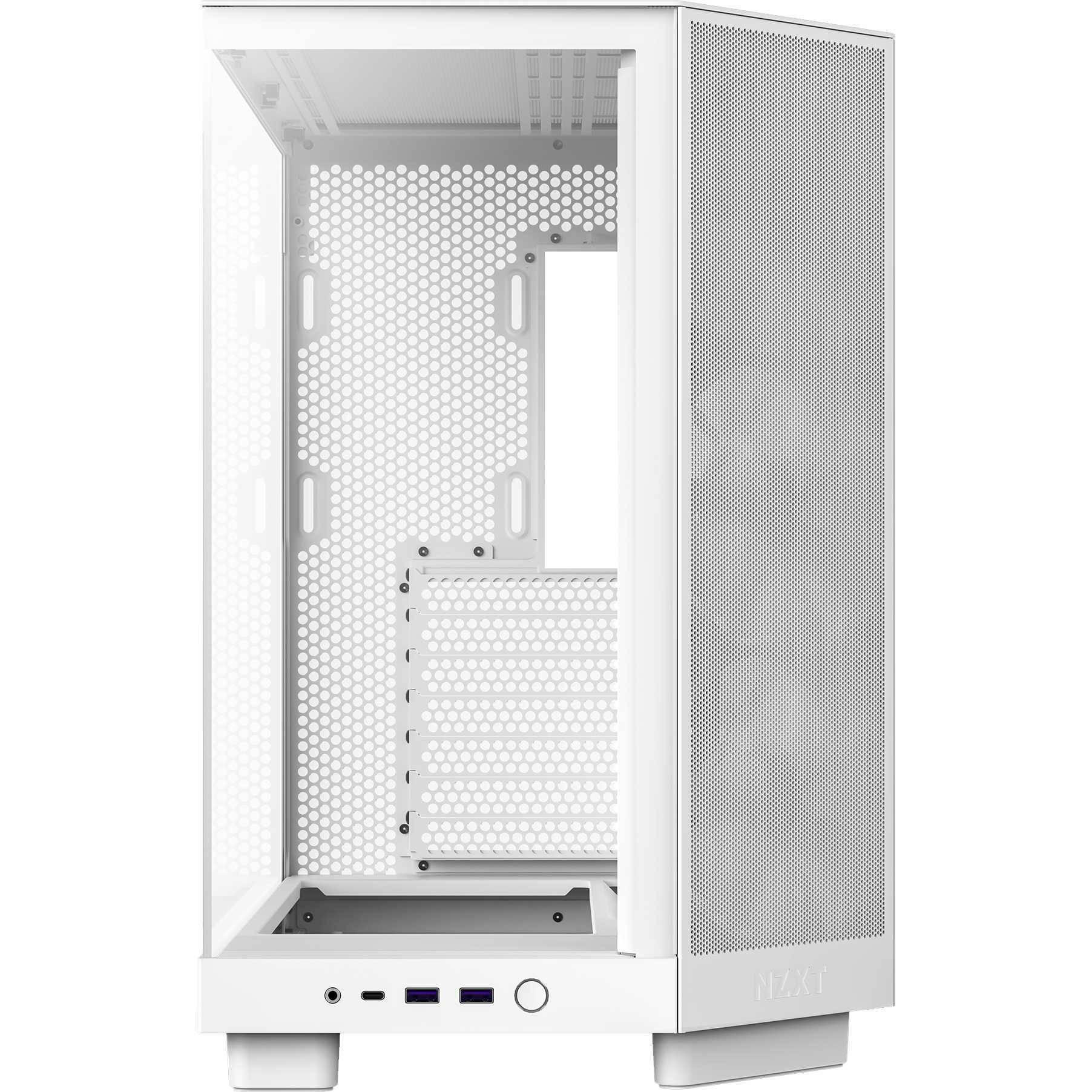 NZXT H series H6 Flow RGB - Mid tower - ATX - Seitenteil mit Fenster (gehärtetes Glas)