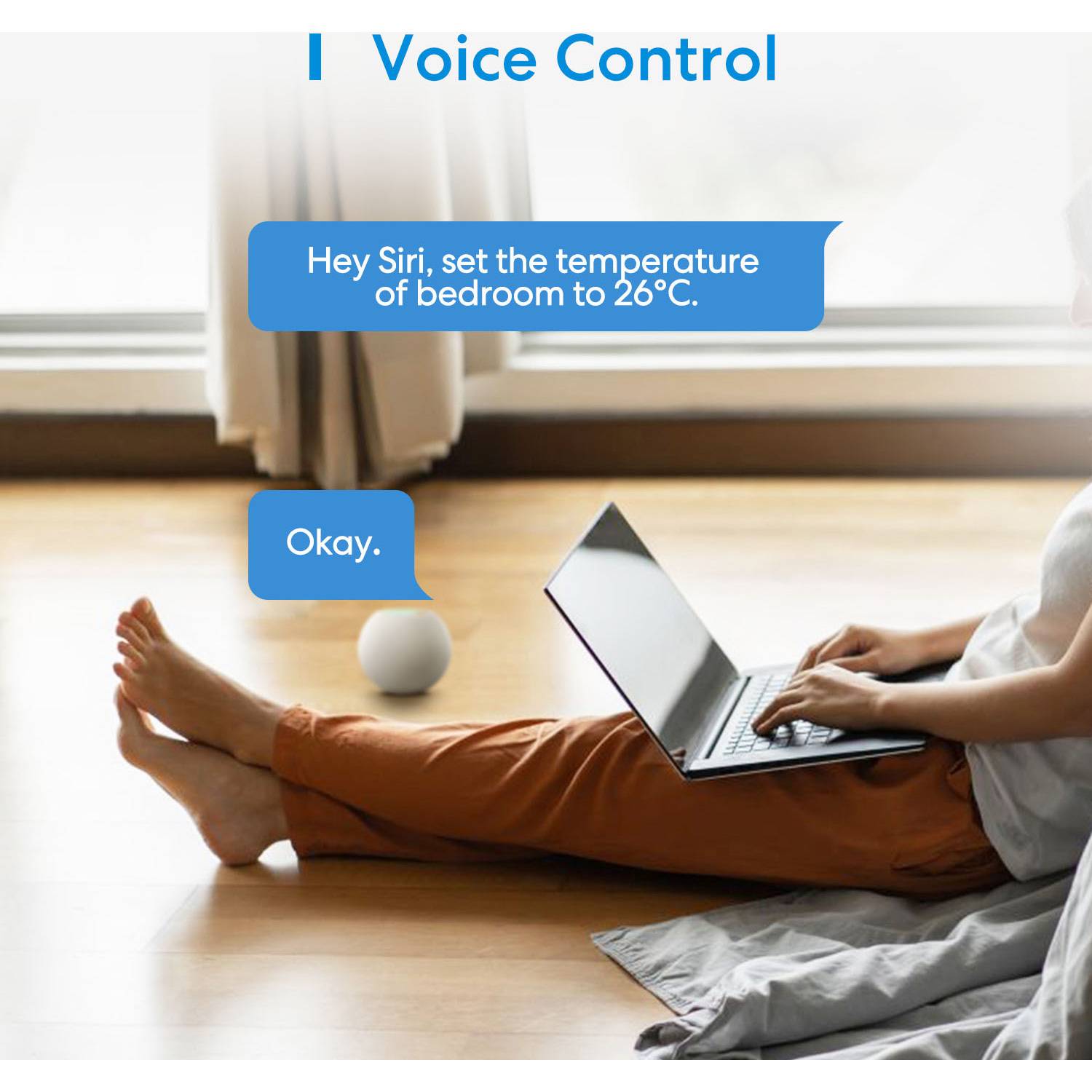 Smart WiFi Thermostat Meross MTS200BHK(EU) (HomeKit)