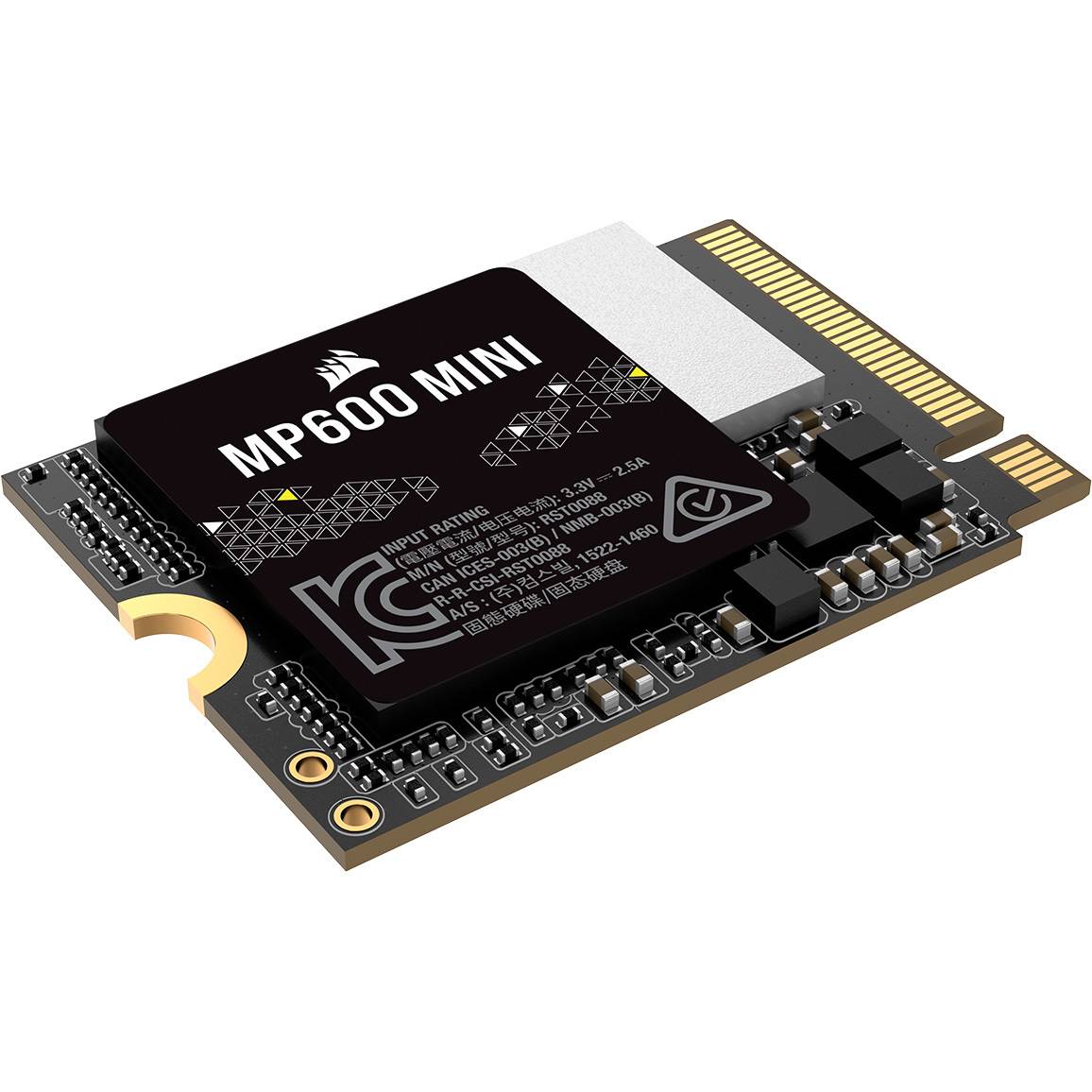 Corsair MP600 Mini - SSD - 2 TB - intern - M.2 2230 - PCIe 4.0 x4 (NVMe)