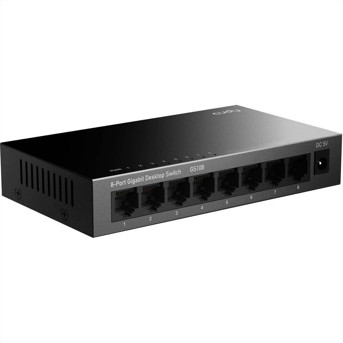 GS108 Netzwerk-Switch Gigabit Ethernet 10/100/1000 Schwarz - 1 Gbps