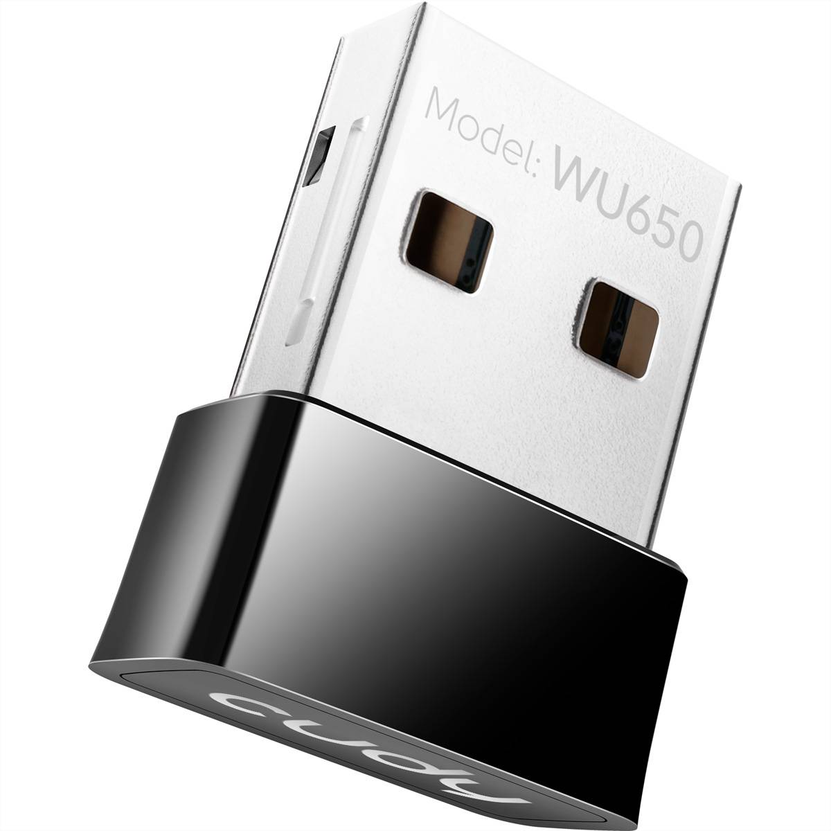 CUDY WU650, Kabellos, USB, WLAN, Wi-Fi 5 (802.11ac), 433 Mbit/s, Schwarz
