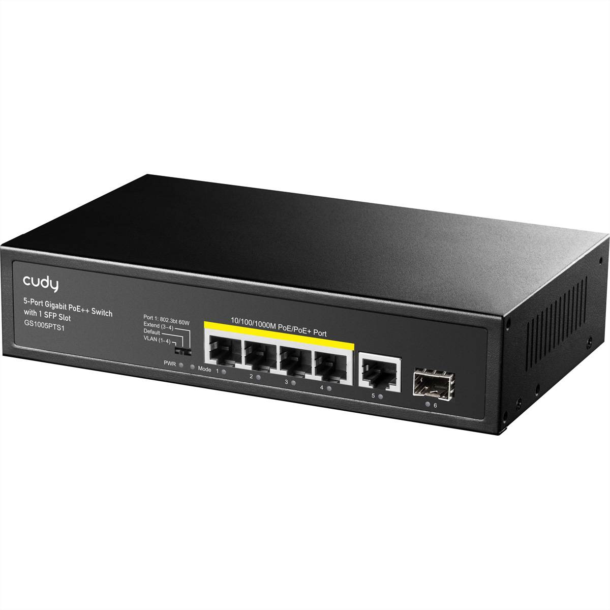 GS1005PTS1 - Gigabit Ethernet (10/100/1000) - Gigabit Ethernet - Vollduplex - Power over Ethernet (PoE) - Rack-Einbau -