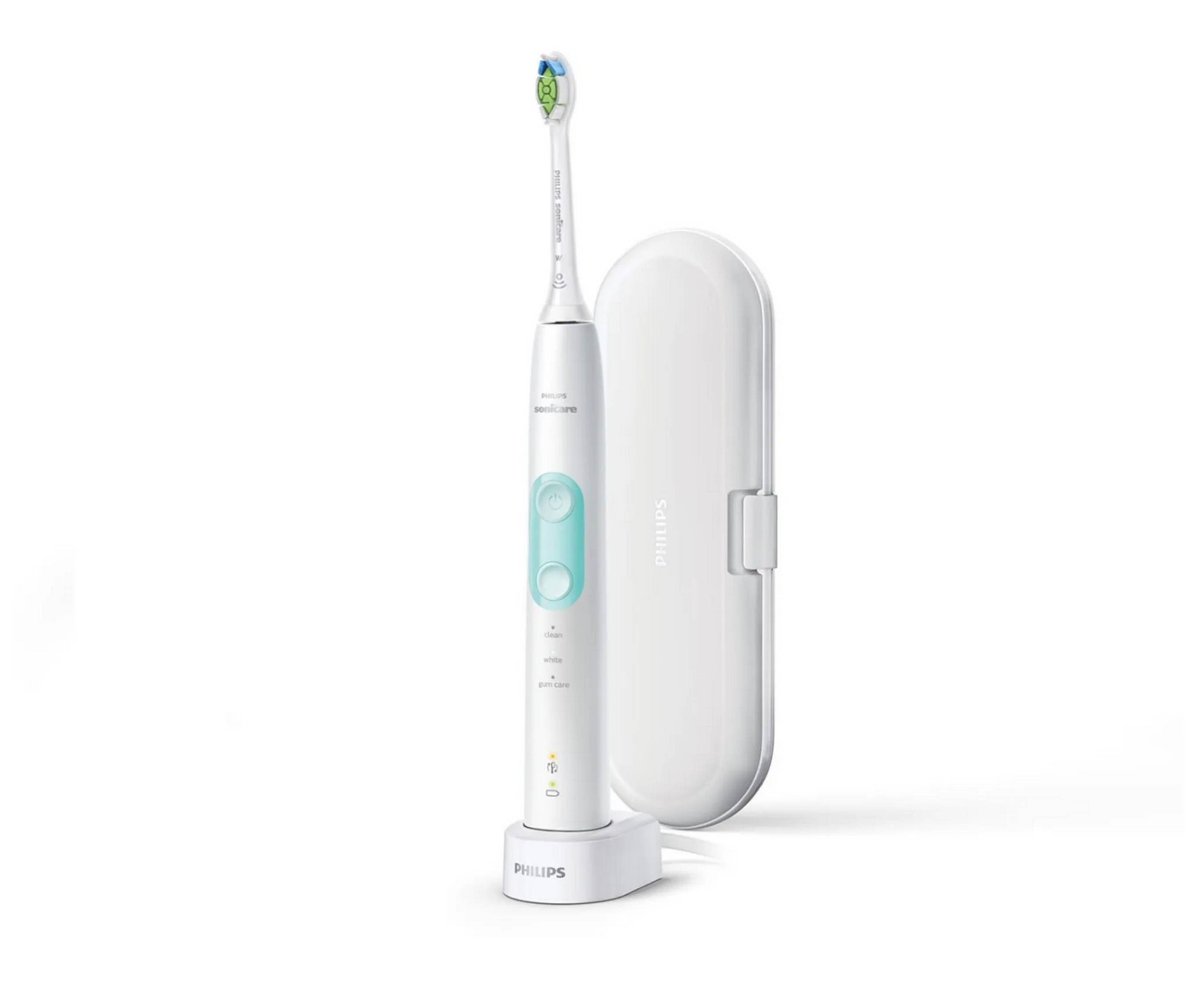 Philips Sonicare 5100 HX6857/28, Schallzahnbürste, Weiß