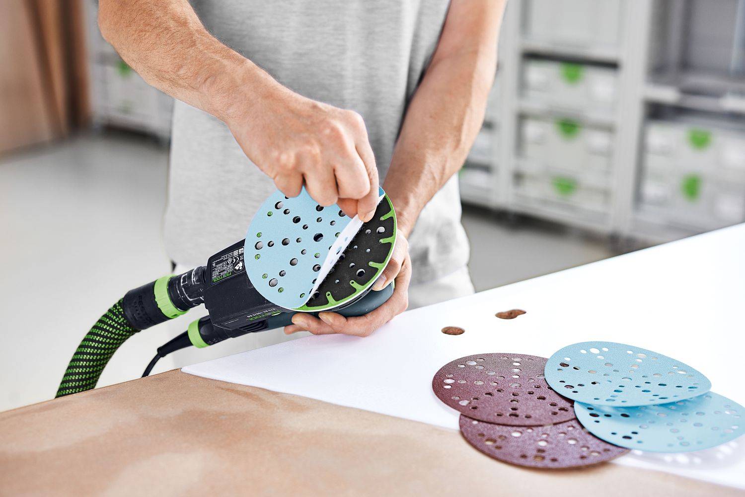 Festool Schleifscheiben Granat STF D150/48 P320 GR/10 - 575159 ersetzt 497156
