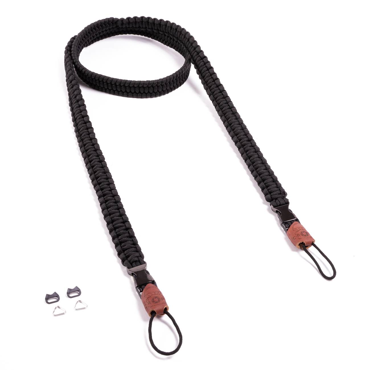 C-ROPE camera strap Traveler made of paracord 140cm Silent Black retail
