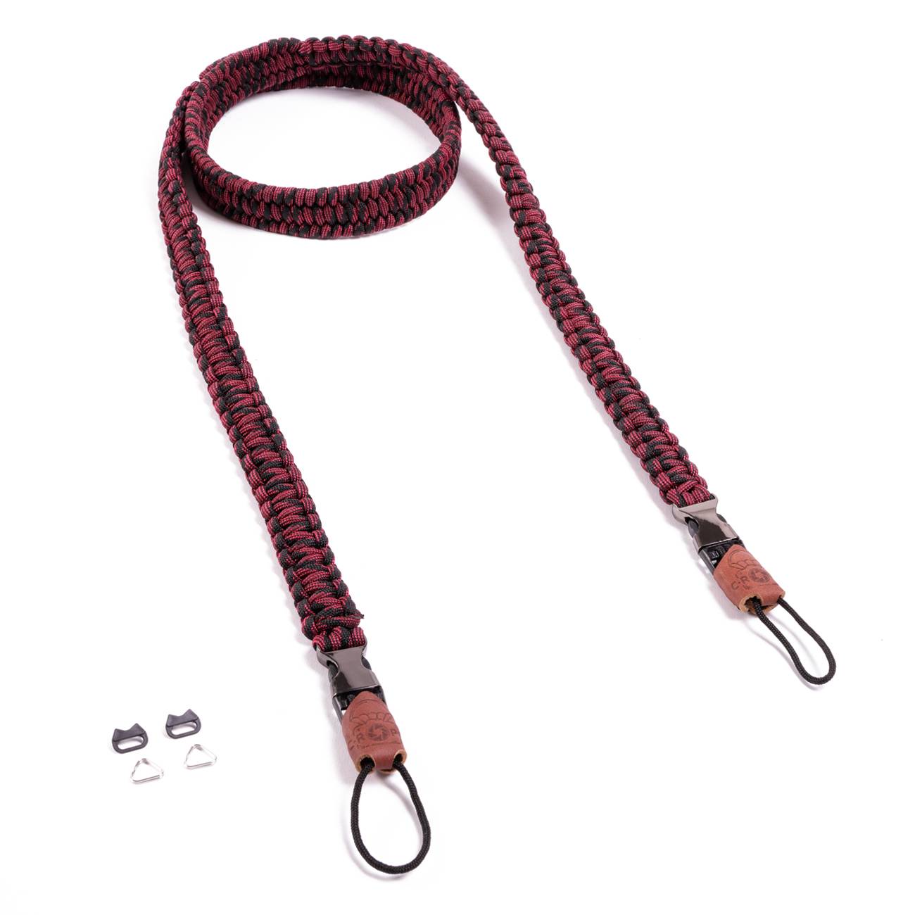 Kameragurt Traveler aus Paracord Red Dots retail