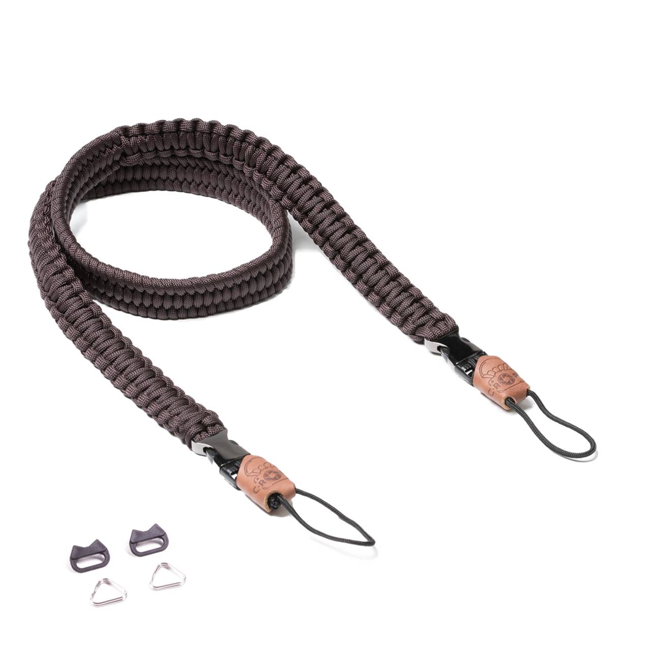 Kameragurt Traveler aus Paracord Dark Coffee retail