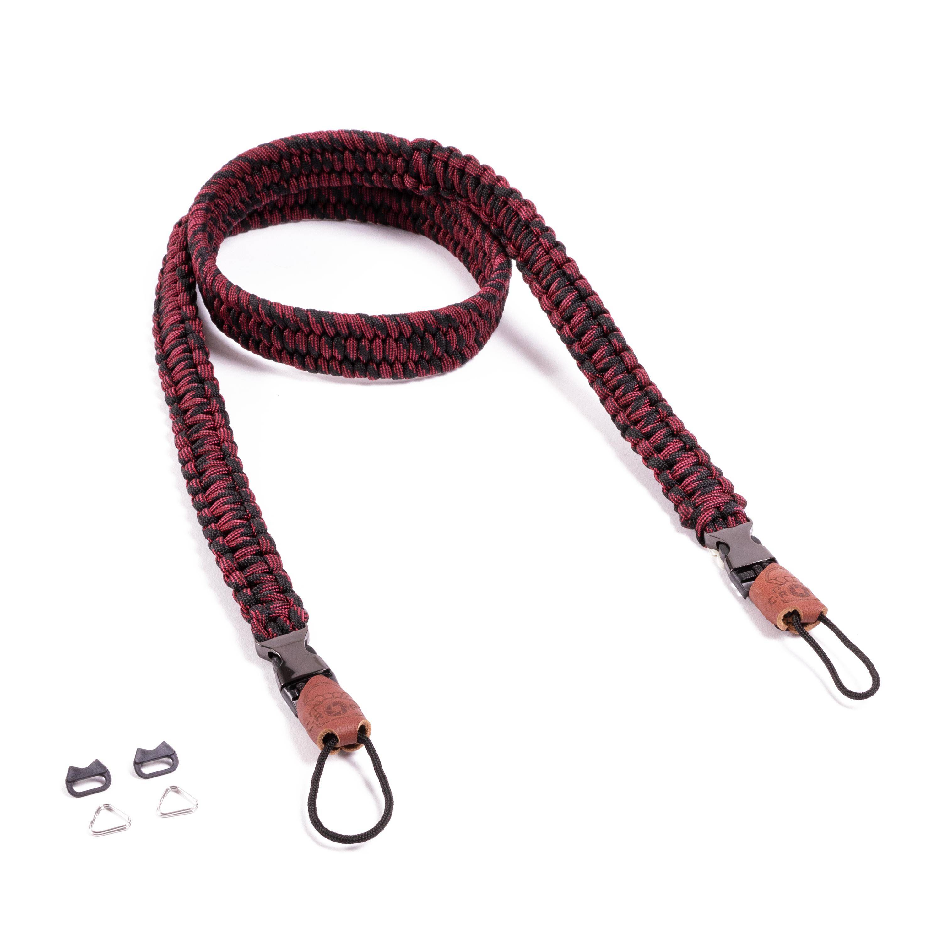 Kameragurt Traveler aus Paracord Red Dots retail