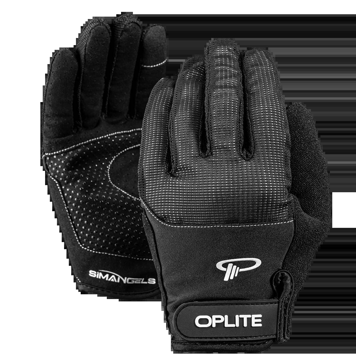 Oplite OP-GLOVE M, Schwarz, Kunstleder, Polyester, Silikon, Spandex, 100 mm, 224 mm, 150 g