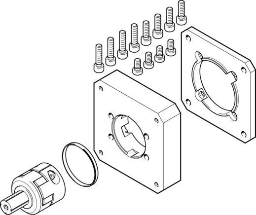 FESTO Axialbausatz 1190421 EAMM-A-M48-80G 1 St.