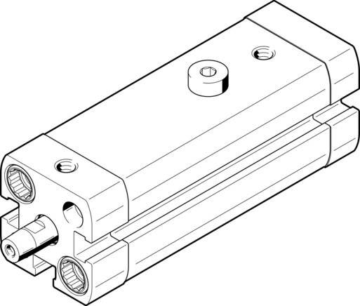 FESTO Schwenk-Lineareinheit 535435 CLR-16-10-R-P-A Gehäusematerial: Aluminium-Knetlegierung Hublänge: 20 mm 1 St.