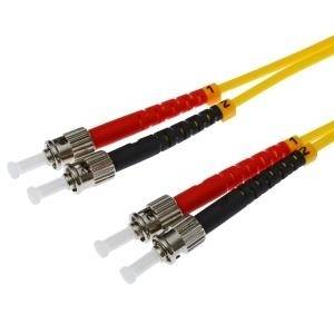 helos LWL Patchkabel OS2 Duplex 3,0mm ST-ST 9/125µm gelb 2m LSZH