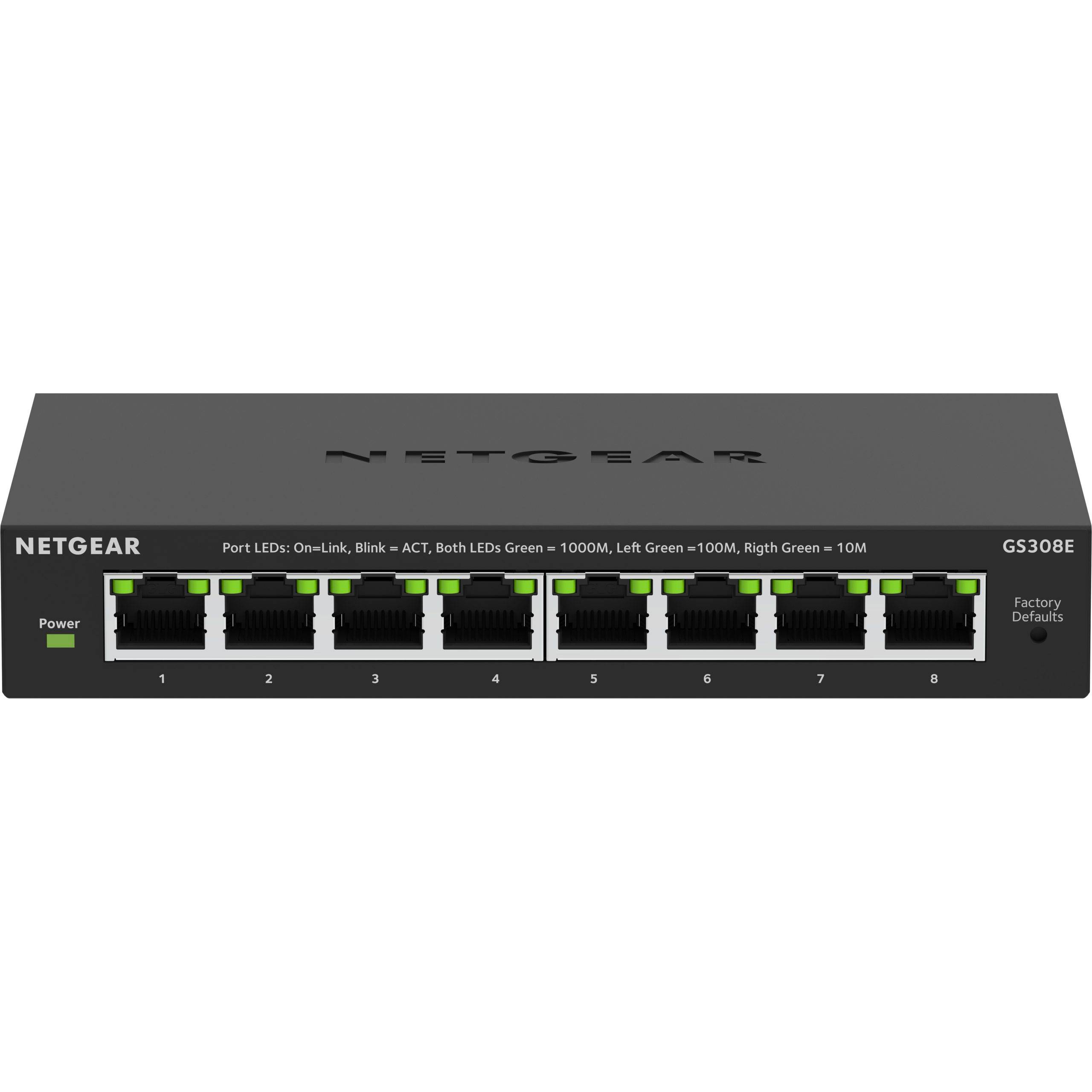 NETGEAR GS308E Ethernet Switch 8 Port 16 GBit/s