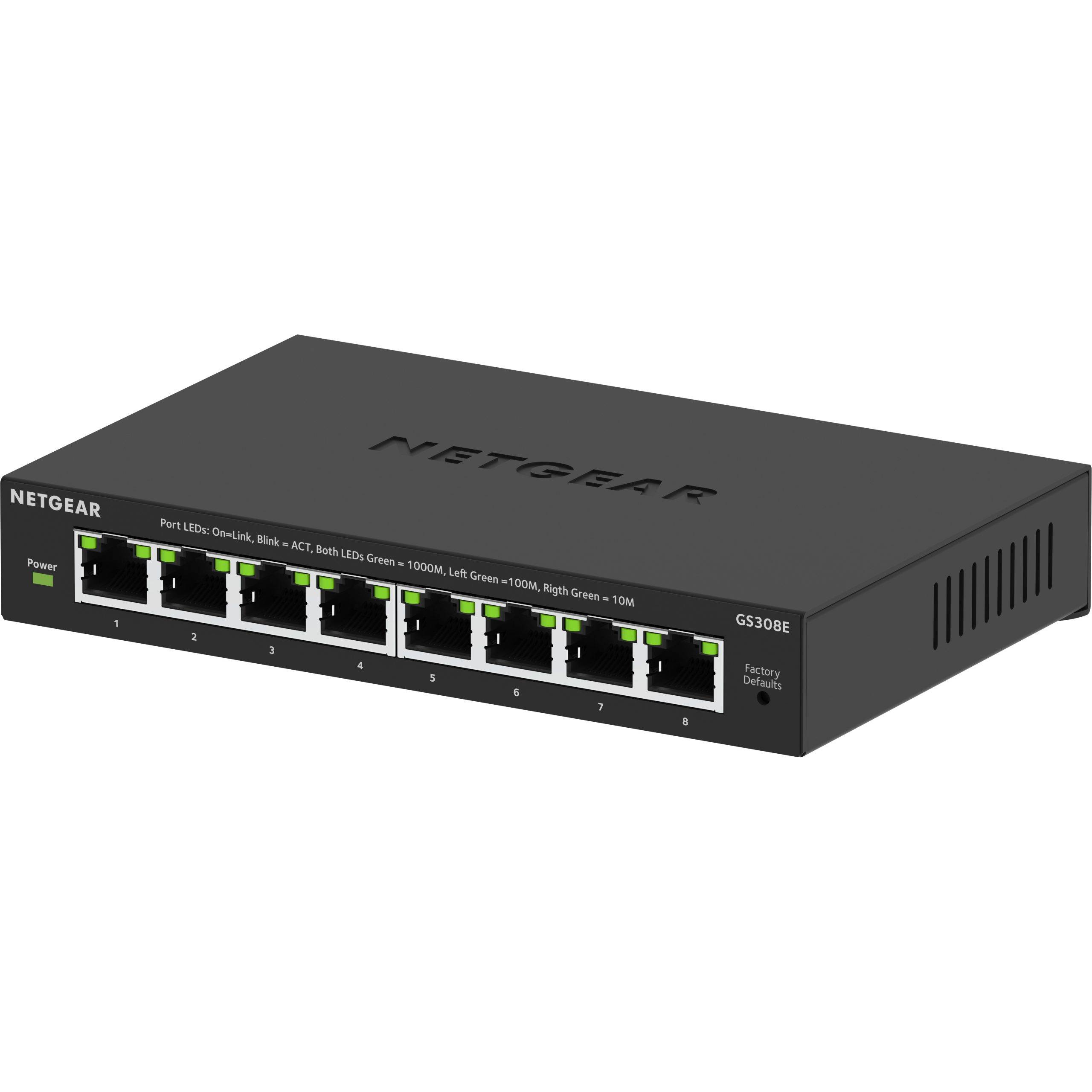 NETGEAR GS308E Ethernet Switch 8 Port 16 GBit/s